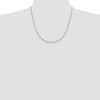 Black Bow Jewelry 1.25mm Sterling Silver, Mirror Box Chain Necklace - 2 of 4