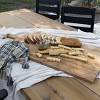 38 Inch Oversized Cutting Board Acacia Wood & Jute by Foreside Home & Garden - 3 of 4