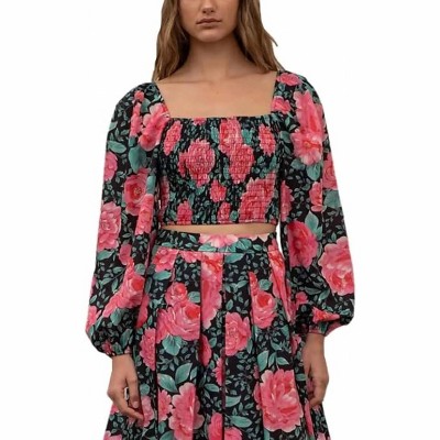 Women's Puff Sleeve Top - MOON RIVER