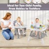 Safstar 16-in-1 Baby High Chair with Activity Center Booster Seat Building Block Table - 4 of 4