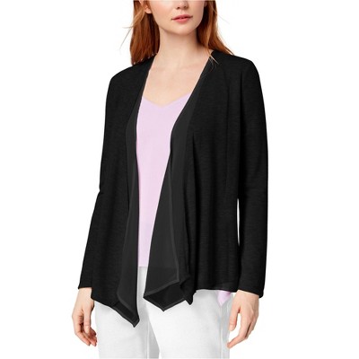 bar III Womens Contrast Cardigan Sweater