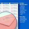 Avery Matte Clear Return Address Labels Sure Feed Technology Inkjet 750206 - 2 of 4