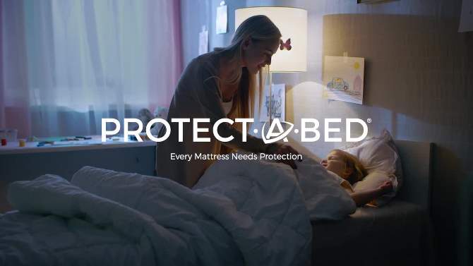 AllerZip Smooth Mattress Encasement with Allergen & Viral Protection - Protect-A-Bed, 6 of 8, play video
