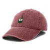 Dalix Sushi Roll Embroidered Maki Cotton Dad Hat Baseball Cap Adjustable Womens - 4 of 4