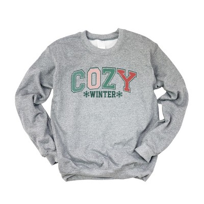 Simply Sage Market Women's Graphic Sweatshirt Cozy Winter Varsity