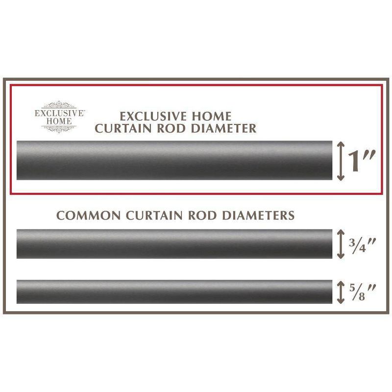 Exclusive Home Torch Curtain Rod, 3 of 7