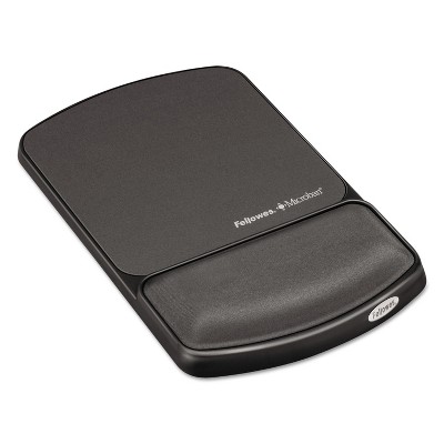 Fellowes Wrist Support with Microban Protection Graphite/Black 9175101