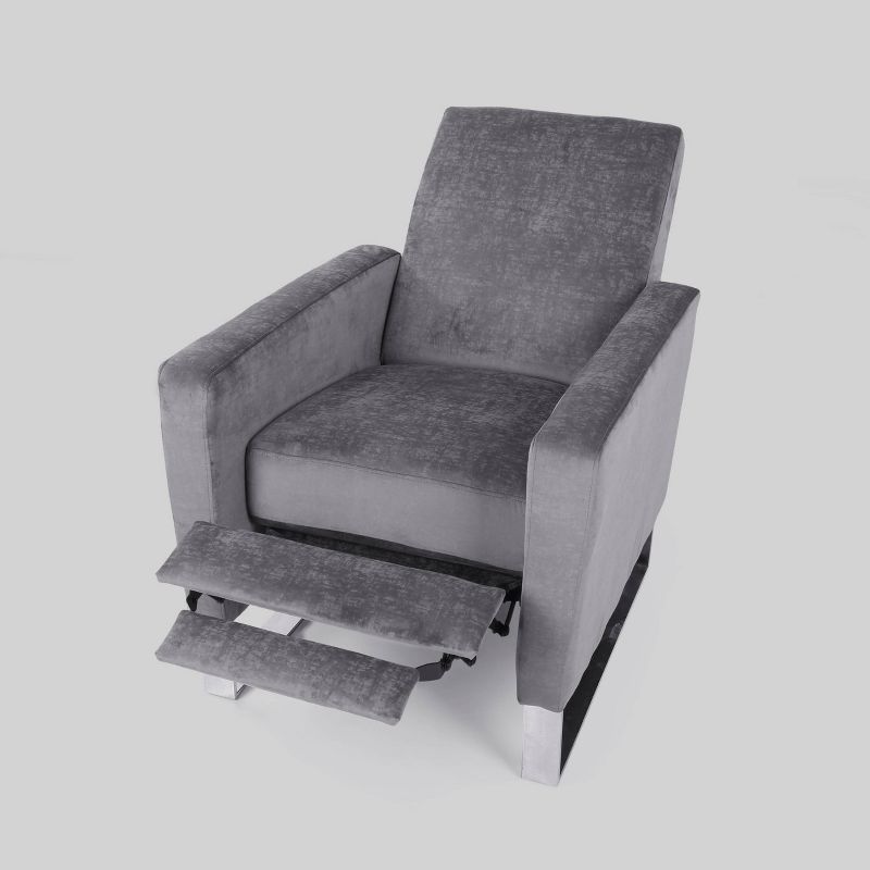 Brightwood Modern Press-Back Recliner Gray - Christopher Knight Home, 4 of 7