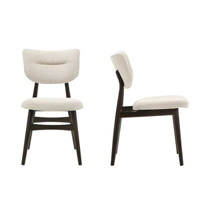 Omax Decor,Joss Solid Wood Dining Chairs Upholstery (Set of 2)