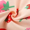 MyKids-Usa Summer Arrival Strawberry Fruits Pattern Short Sleeves Dress for Stylish Girls - 3 of 4