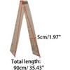 Allegra K Women Skinny Scarf Plain Solid Color Pure Long Scarves Neckerchief 1 Pc - 2 of 4