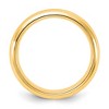 Black Bow Jewelry 2mm to 6mm 14K Yellow Gold Domed Comfort Fit Band - 2 of 4