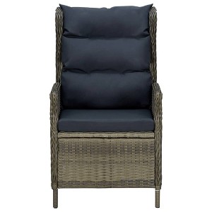 vidaXL Garden Chair Brown, Black - 1 of 4