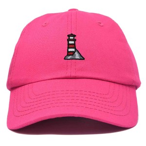 Dalix Lighthouse Embroidered Cap Cotton Baseball Hat Nautical Womens - 1 of 4