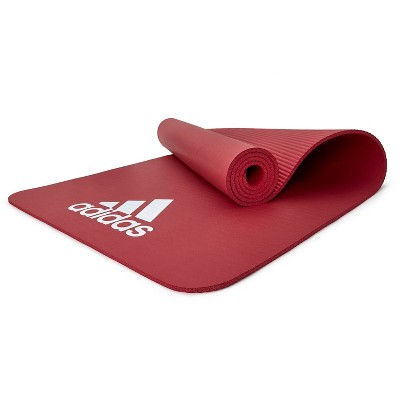 red exercise mat