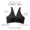 LeSensuel LeSensuel Light Top Comfortable Bra Wireless Bralette - - 3 of 4