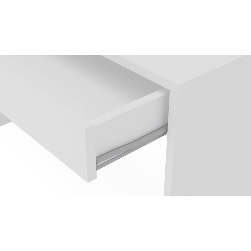 Lindoia 2 Drawer Writing Desk White - Polifurniture, 3 of 6