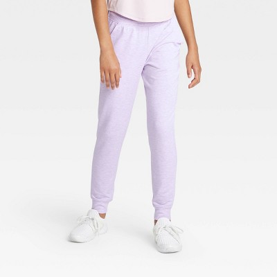 girls purple joggers