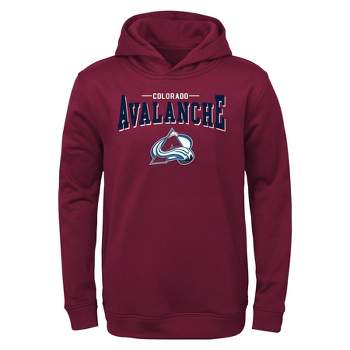 NHL Colorado Avalanche Boys' Poly Core Hooded Sweatshirt