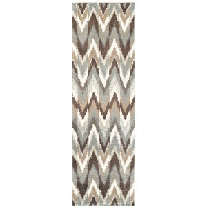 Oriental Weavers Verona 004D6 Grey/ Taupe Indoor Area Rug - 2'3" x 7'6" - 1 of 2