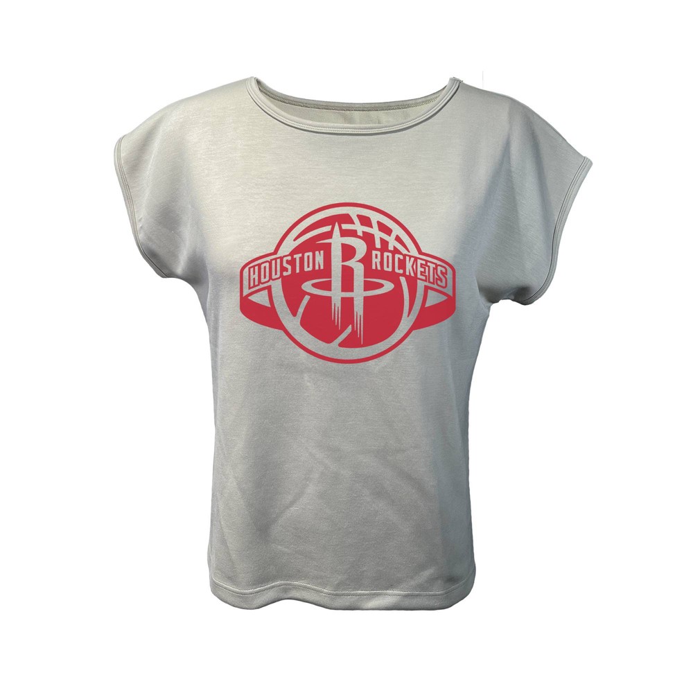 NBA Houston Rockets Women's Sand Dolman T-Shirt - S