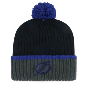 NHL Tampa Bay Lightning Black Shadow Knit Beanie - 1 of 2