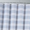 Dainty Home Madison Striped Textured Embroidered Chain Stitch Nautical Fabric Shower Curtain - 2 of 4
