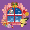 Girl's Pokemon Christmas Window T-Shirt - 2 of 4