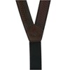 Nocona Belt Co Men's Big & Tall Leather Braided Suspenders with Buckle Ends - 2 of 4