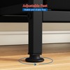 Modern TV Stand for TVs up to 55", TV Stand Dresser with 3 Fabric Drawer, Entertainment Center with Open Shelf - 3 of 4