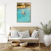 Amanti Art Palm Springs Pool Day by Bethany Young Canvas Wall Art Print Framed - 4 of 4