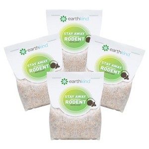 EarthKind Stay Away Rodent Repellent - Indoor Mouse Control - Kid & Pet Friendly - Plant Fibers & Balsam Fir - 4-Pack - 1 of 4