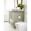 Amerock Stature Single Post Wall Mounted Toilet Paper Holder - 3 of 4