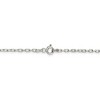 Black Bow Jewelry 2.2mm Sterling Silver D/C Solid Elongated Cable Chain Necklace - 4 of 4