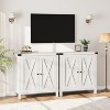 Farmhouse Buffet Cabinet Storage Cabinet with Doors and Shelves, Kitchen Buffets and Sideboards - 2 of 4