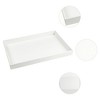 Unique Bargains PU Leather White Jewelry Organizer Trays with Removable Dividers - 2 of 4