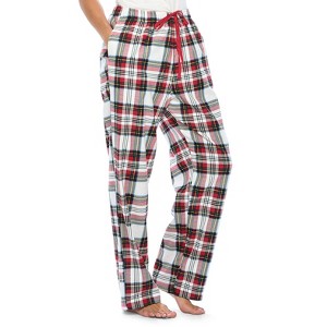 Casual Nights Women's Flannel Pajama Sleep Pants, Super Soft Plaid Pjs Bottoms - 1 of 4