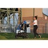 Jovvy Platoon Large Utility Portable Shopping Cart Outdoor Gear Wagon - Black - 4 of 4