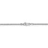 Black Bow Jewelry 1.5mm, 14k White Gold, Box Chain Necklace - 4 of 4