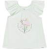 Gerber Toddler Girls' 3-Piece T-Shirt, Shorts & Pants Pajama Set - 4 of 4
