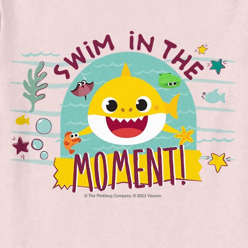 Toddler's Baby Shark Swim in the Moment T-Shirt, 2 of 4