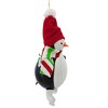 Italian Ornaments 6.5 Inch Holiday Waddleton Skating Penguin Tree Ornaments - 4 of 4