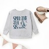 The Juniper Shop Spill The Tea Sis Boat Youth Sweatshirt - 3 of 4
