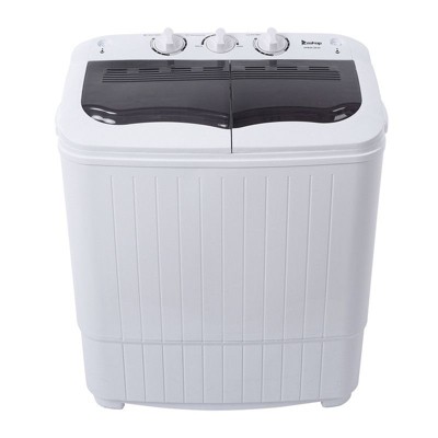 Winado 14.3lbs Semi-automatic Compact Washing Machine