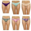 Just Intimates Laser Cut Thongs Panties for Women  Underwear (Pack of 6) - 2 of 4