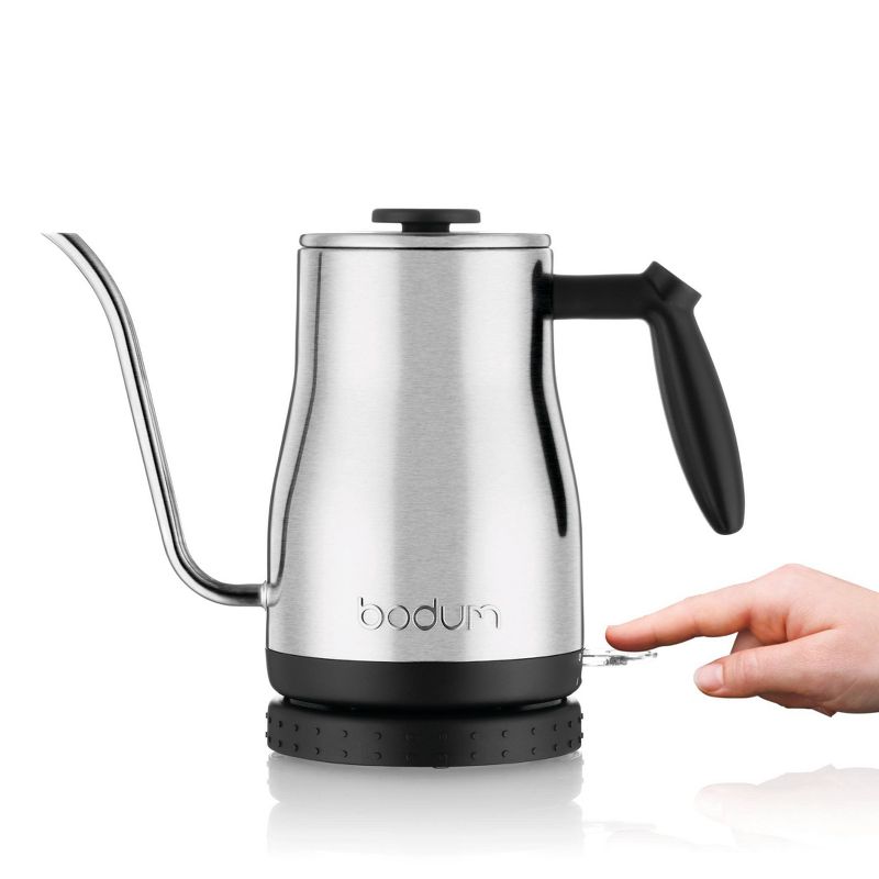 Bodum Bistro Goose Neck 34oz Electric Water Kettle Stainless Steel, 4 of 8