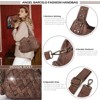 Generic Large Purses for Women Soft PU Leather Hobo Bag for Women Shoulder Bag Brown - 4 of 4