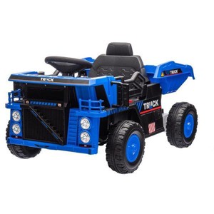 12V Ride On Dump Truck, Ride On Car Toy for Kids with Remote Control,Electric Dump Bed,Shovel, Music Player for Kids 3+ - 1 of 4