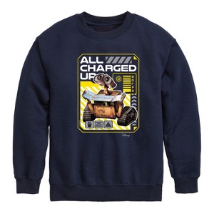 Boys' - Disney - All Charged Up Graphic Long Sleeve Fleece Sweatshirt - 1 of 4