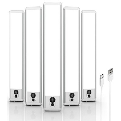 5-Pack 9.06in Under Cabinet Lights Control,Motion Sensor,Dimmable - EZVALO
